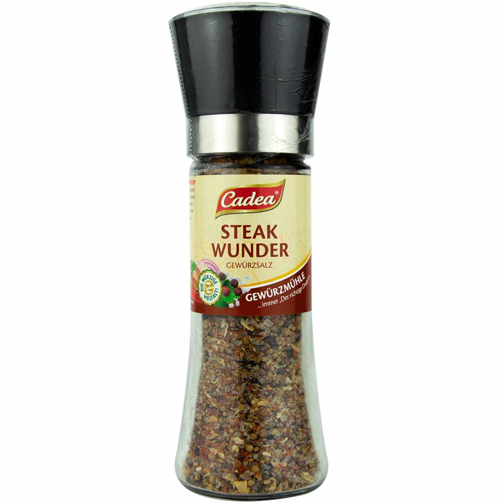Cadea Gewürzmühle Gewürzsalz Steak Wunder 130g MHD 30.07.26