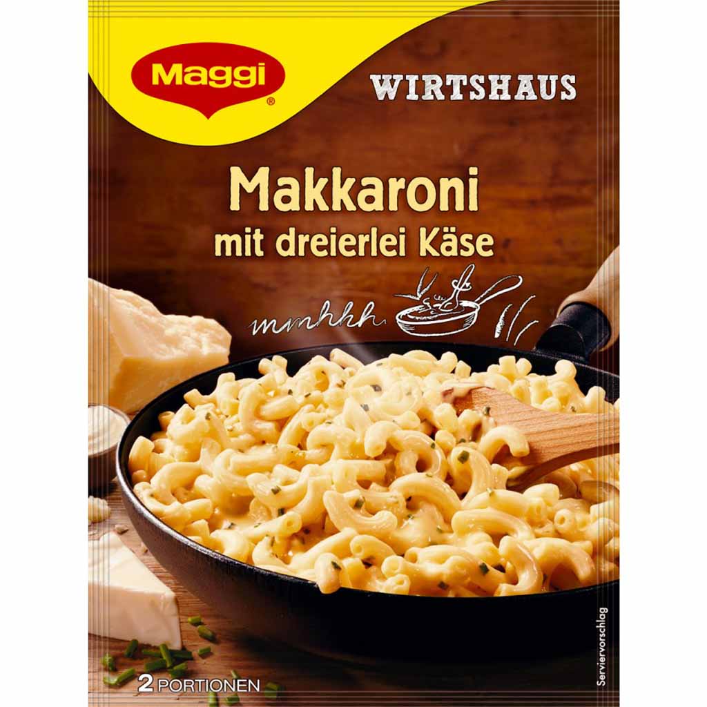 Maggi Wirtshaus Makkaroni mit dreierlei Käse 170g MHD 30.10.26