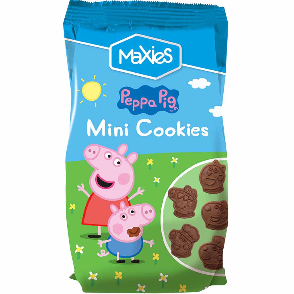Maxies Peppa Pig Mini Cookies Kakao 100g MHD 30.08.26