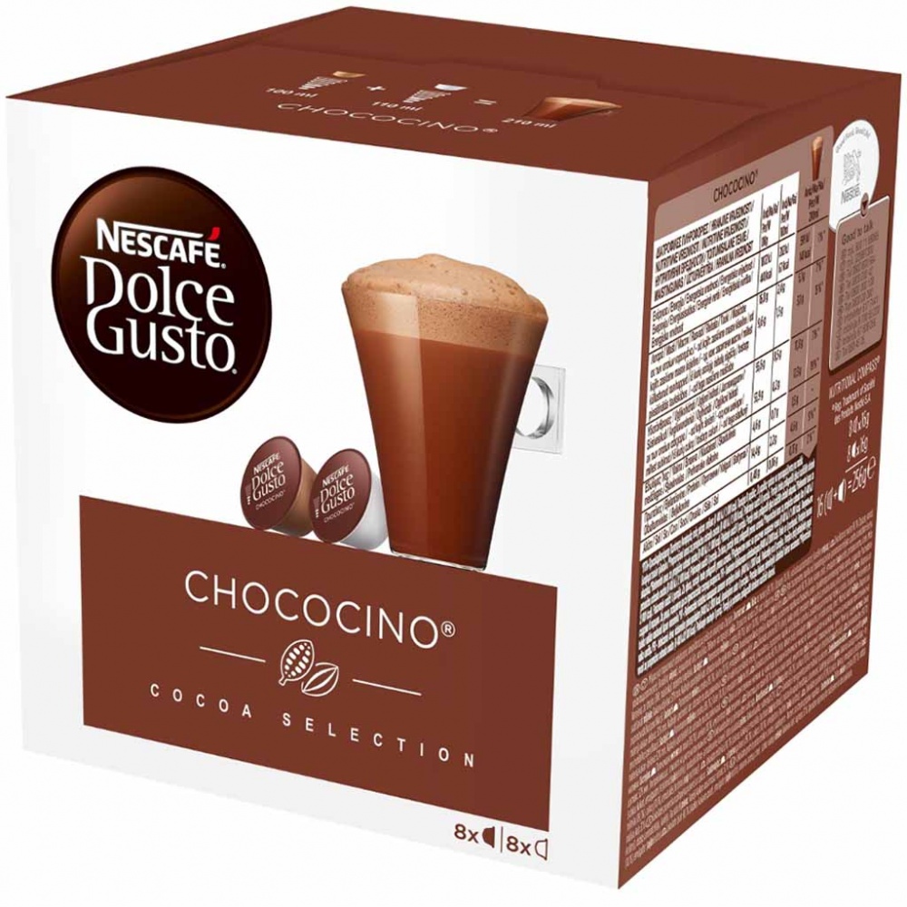 Nescafe Dolce Gusto Kapseln Chococino 256g / 8 Tassen MHD 30.09.26