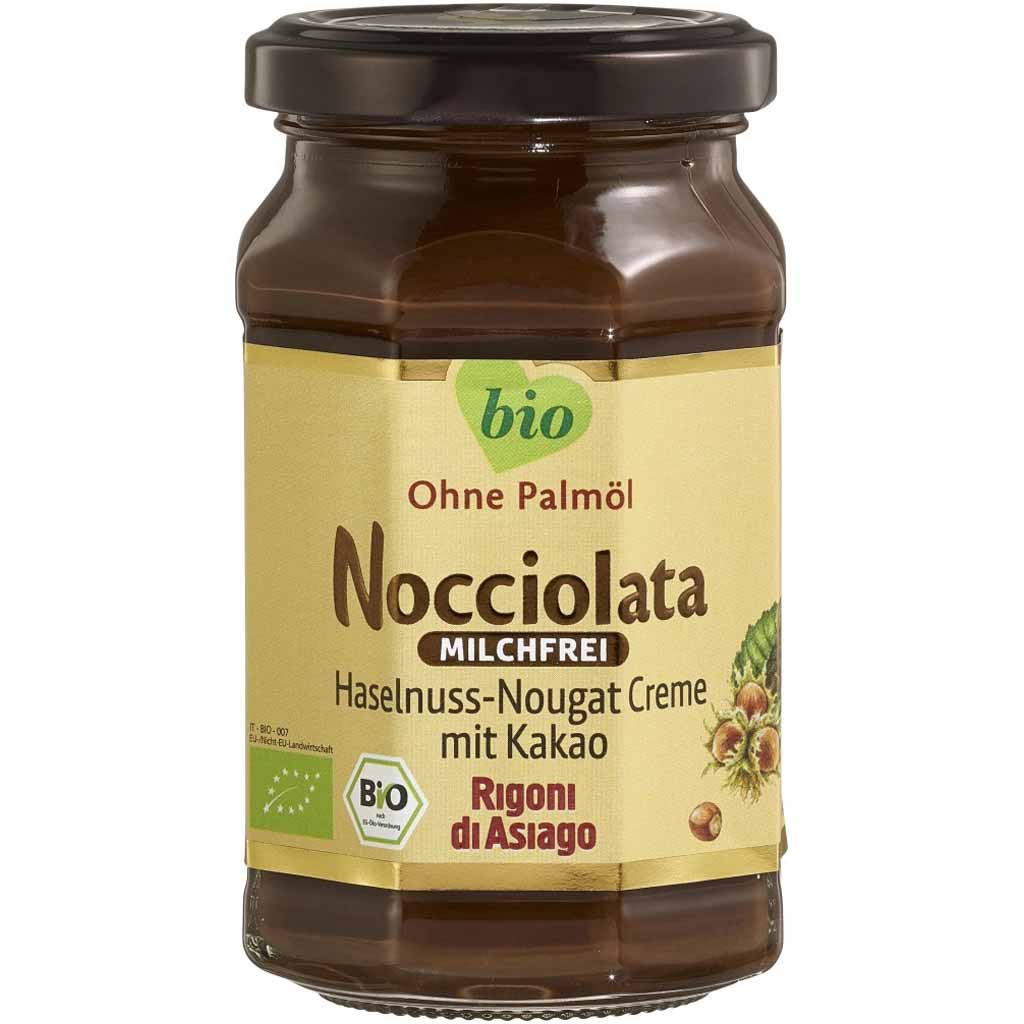 Nocciolata Milchfreie Bio Nuss-Nougat-Creme 250g MHD 20.05.28