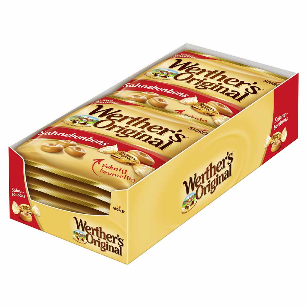 Werthers Original Sahnebonbons 15x120g = 1,8 kg Karton MHD 30.09.26