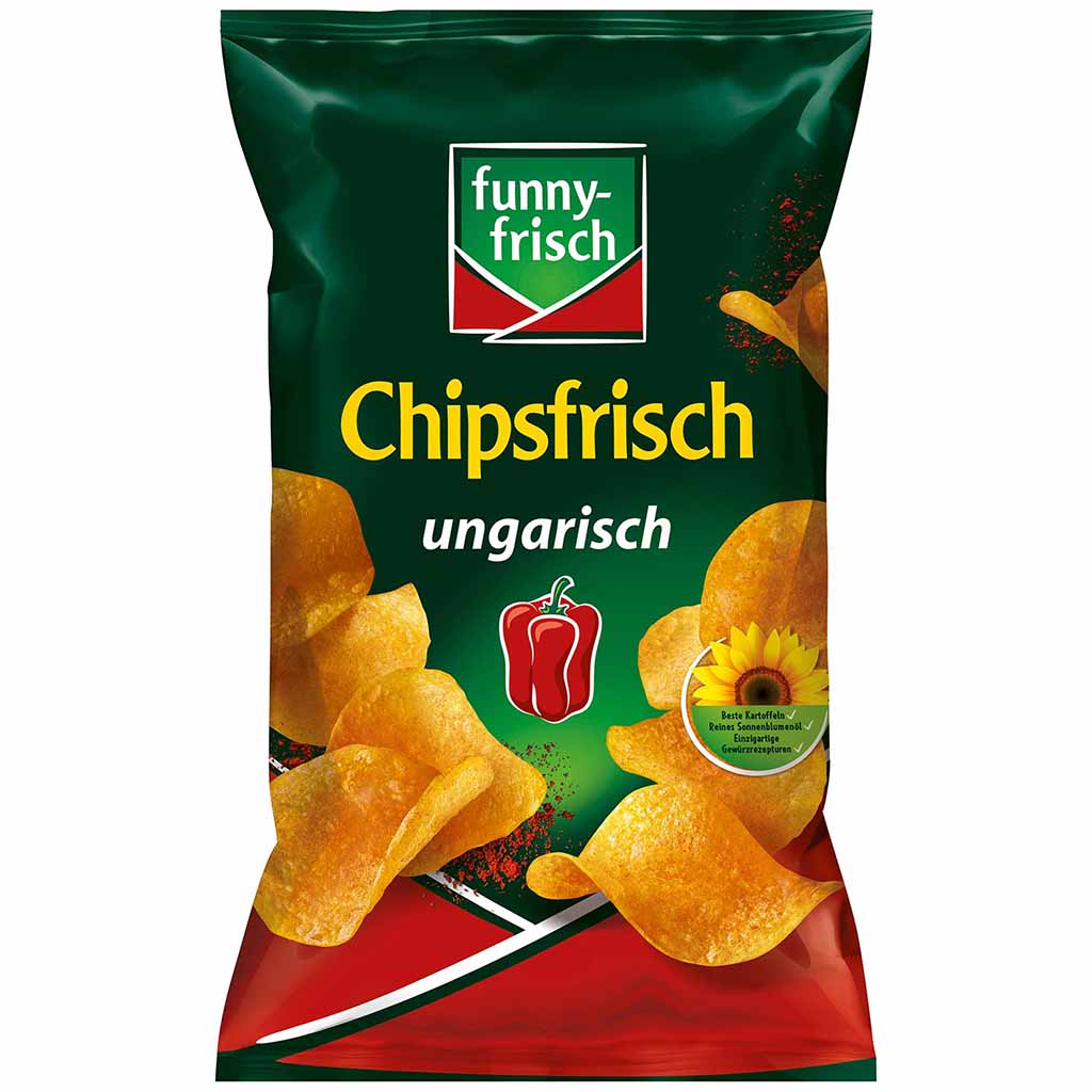 funny frisch Chipsfrisch ungarisch 150g MHD 23.02.26