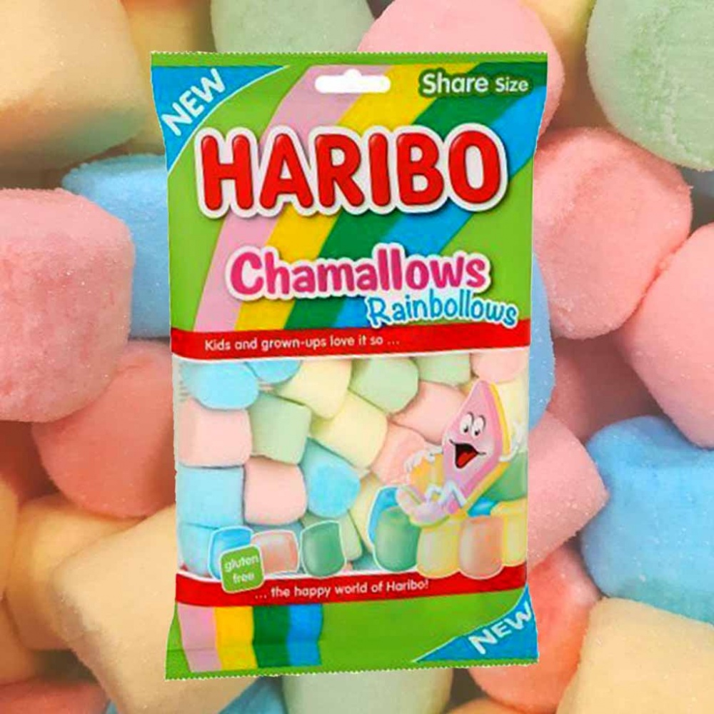 Haribo Chamallows Rainbollows  175g MHD 30.07.26
