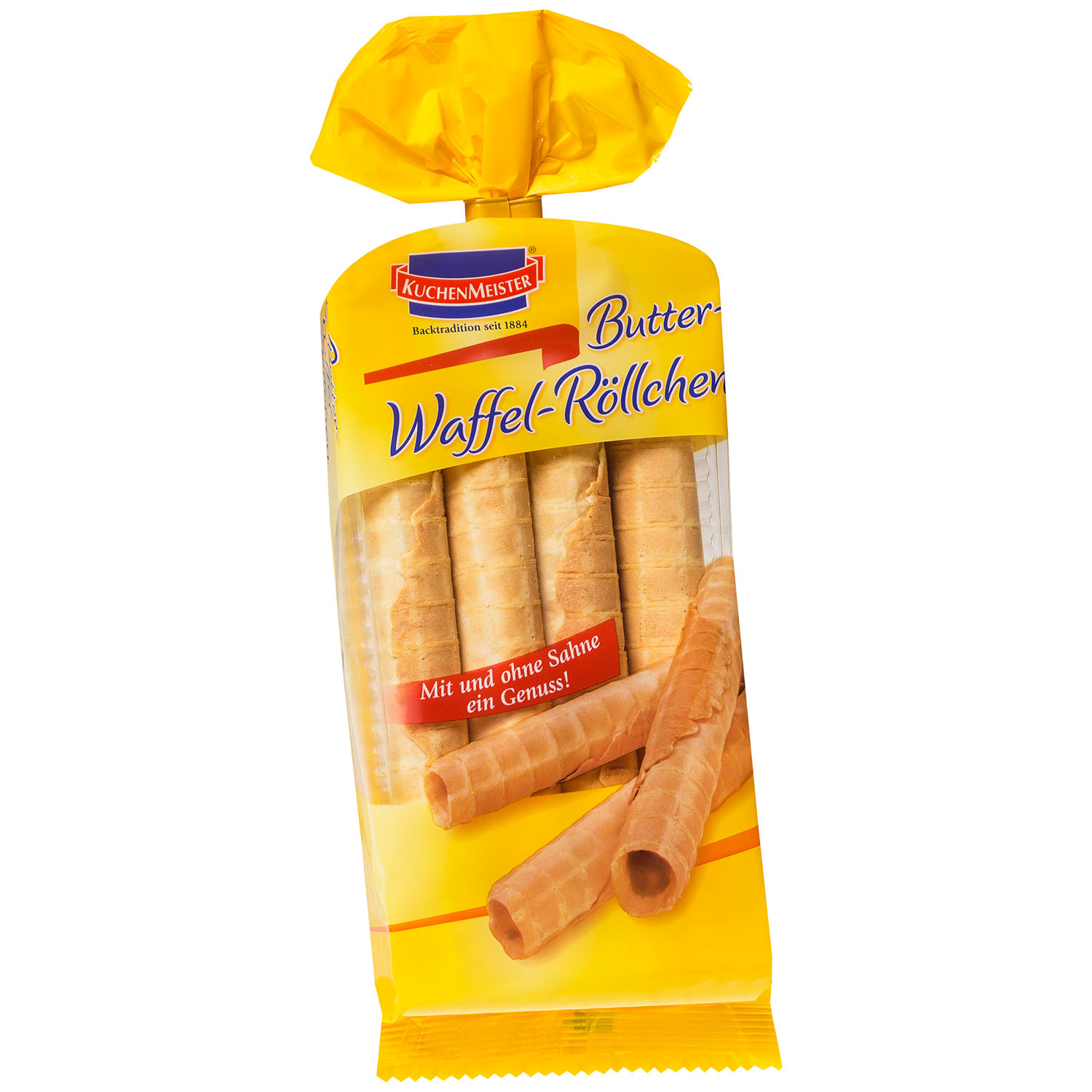 Kuchenmeister Butter-Waffel-Röllchen 125g MHD 10.06.26