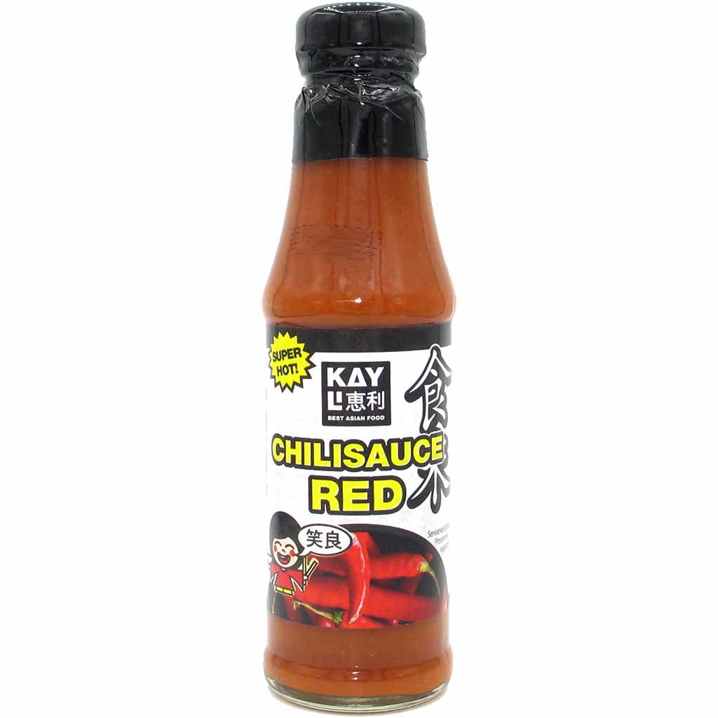 Kay-Li rote Chili Sauce sehr scharf 180ml MHD 06.12.25