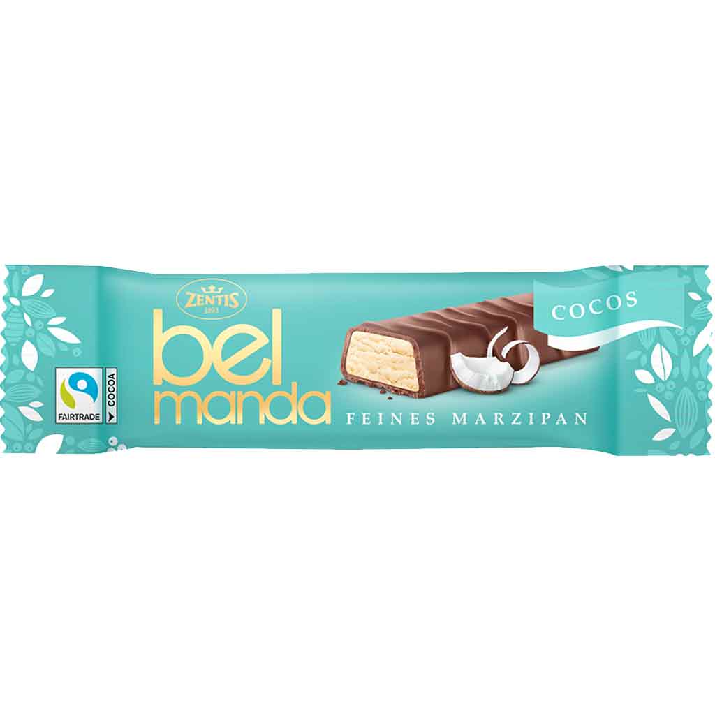 Zentis Belmanda Kokos Marzipan Riegel 18x40g=720g MHD 31.07.26