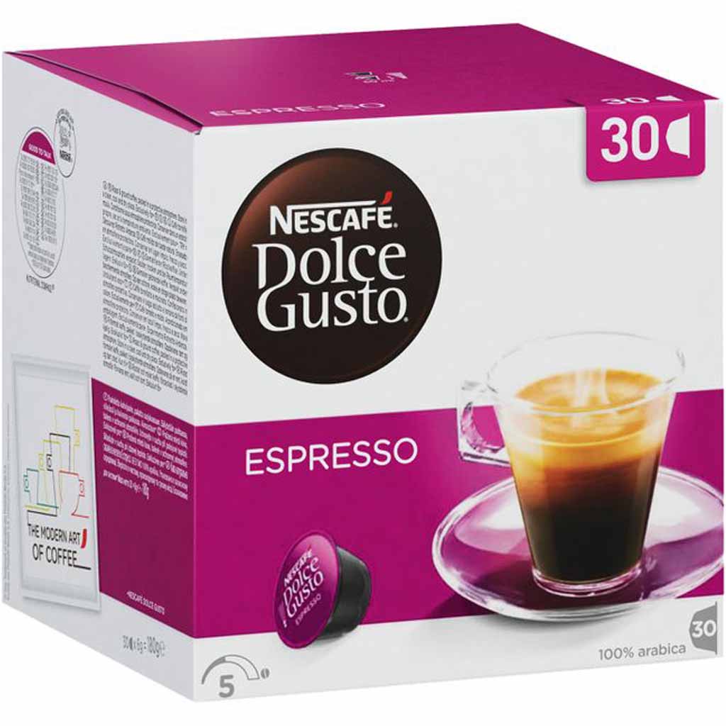 Nescafe Dolce Gusto Kapseln Espresso 30 Tassen 165g MHD 31.08.26