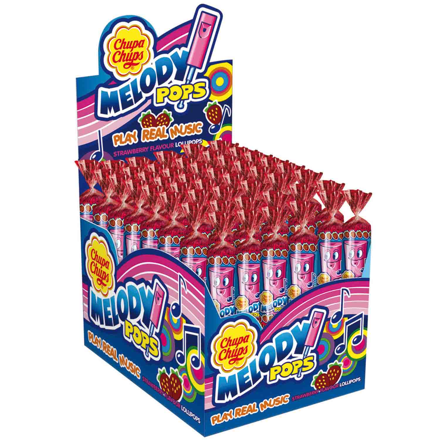 Chupa Chups Melody Pops Lutscher 48x15g=720g MHD 30.12.25