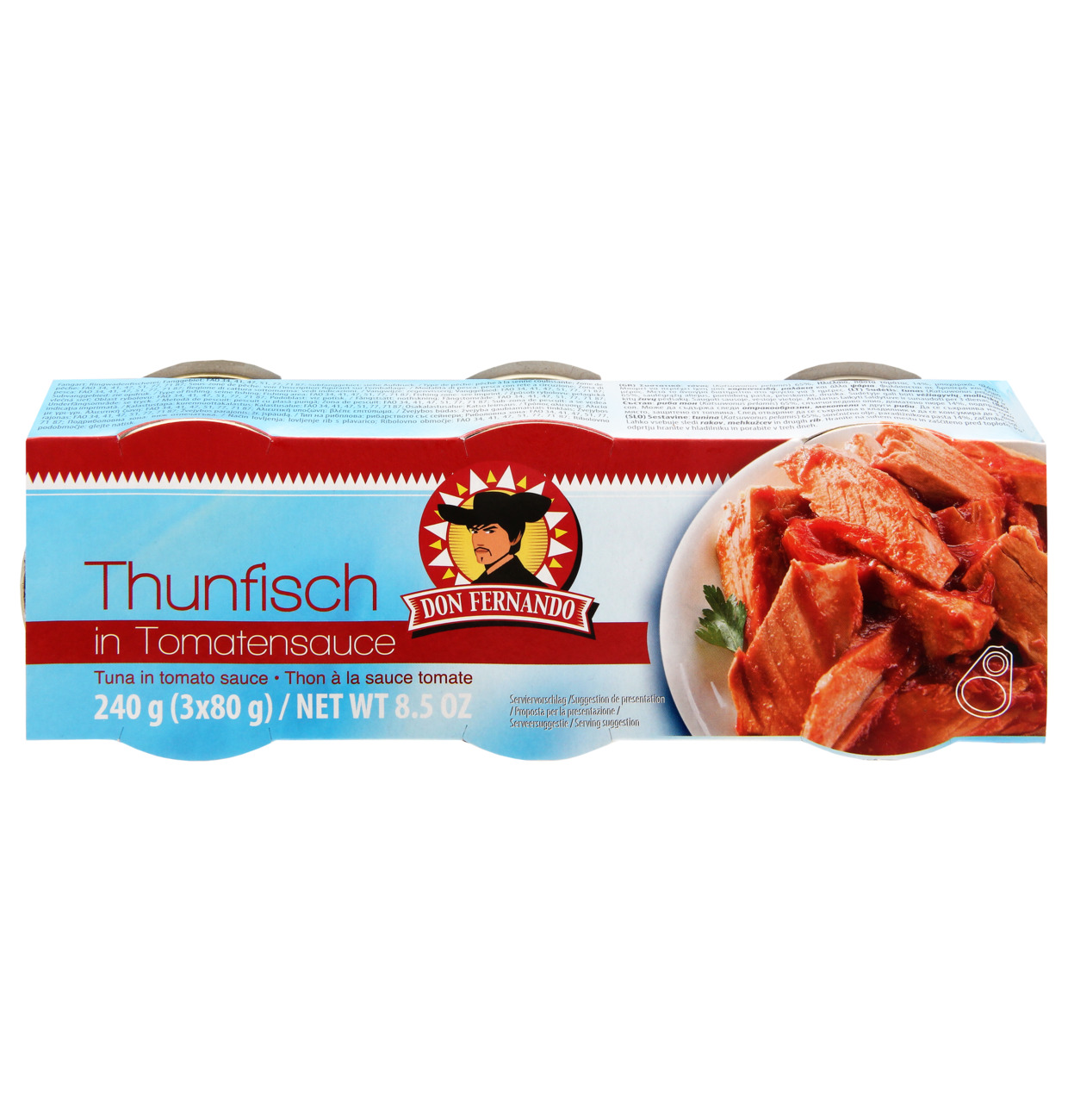 Don Fernando Thunfisch in Tomatensauce 240g (3x80g) MHD 19.05.28