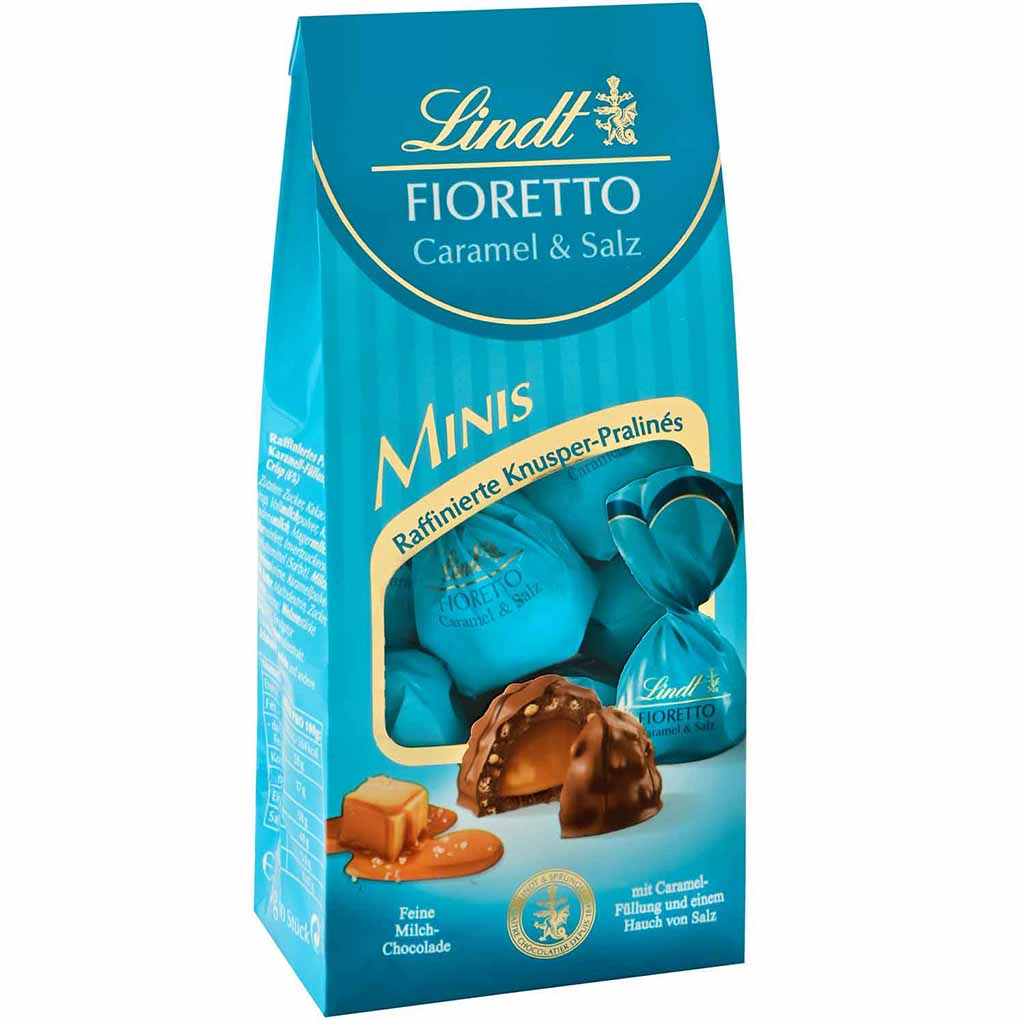 Lindt Fioretto Minis Caramel & Salz 115g MHD 30.12.25