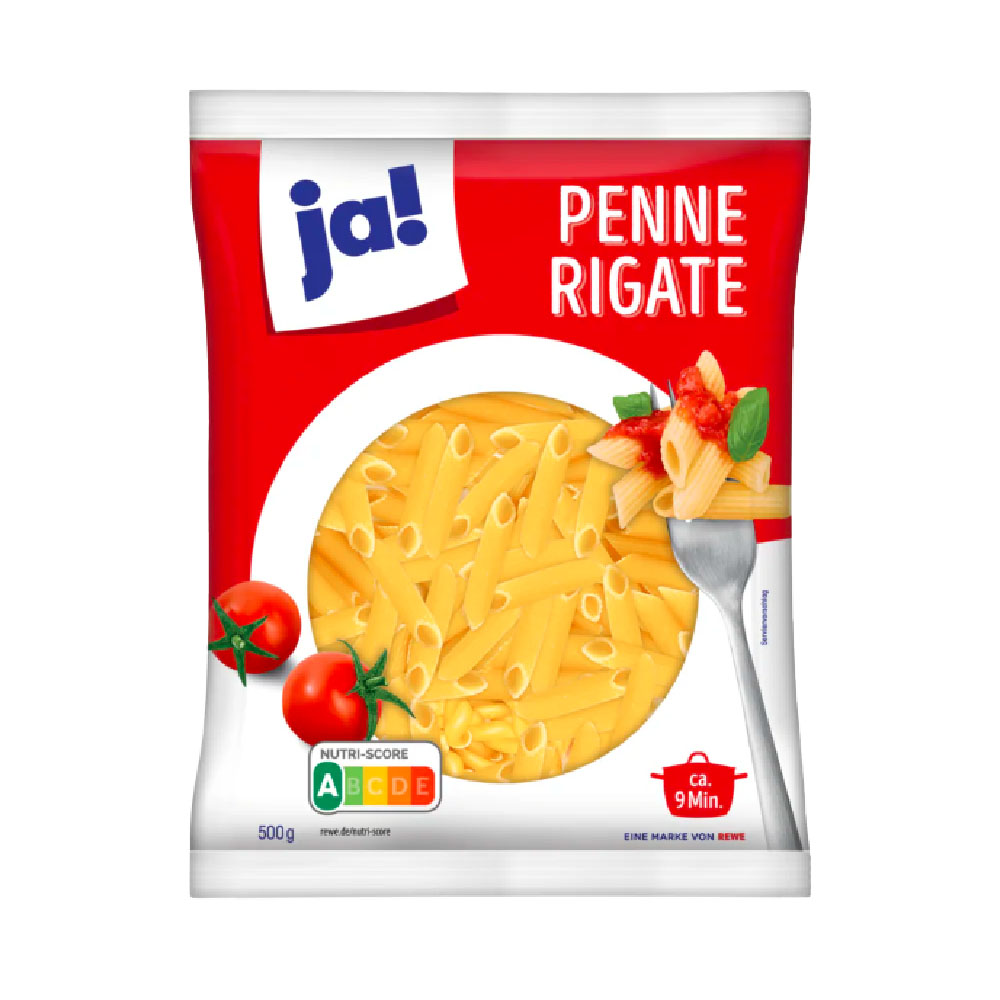 ja! Penne Rigate 500g MHD 04.09.28