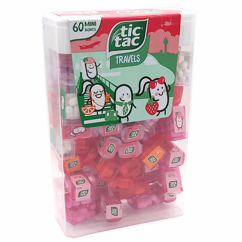 tic tac Travels Fruit Mini Box 60x3,8g= 228g