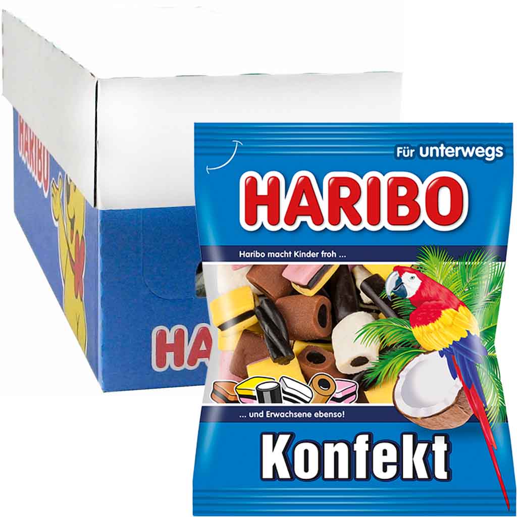 Haribo Konfekt 24x100g=2,4kg MHD 30.07.26