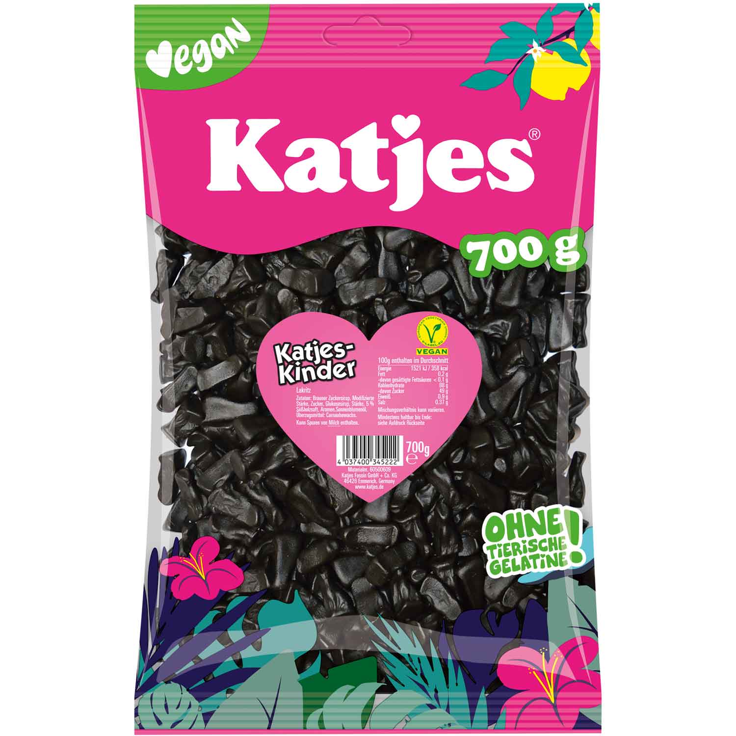 Katjes Lakritz Katjes-Kinder 700g MHD 30.10.26