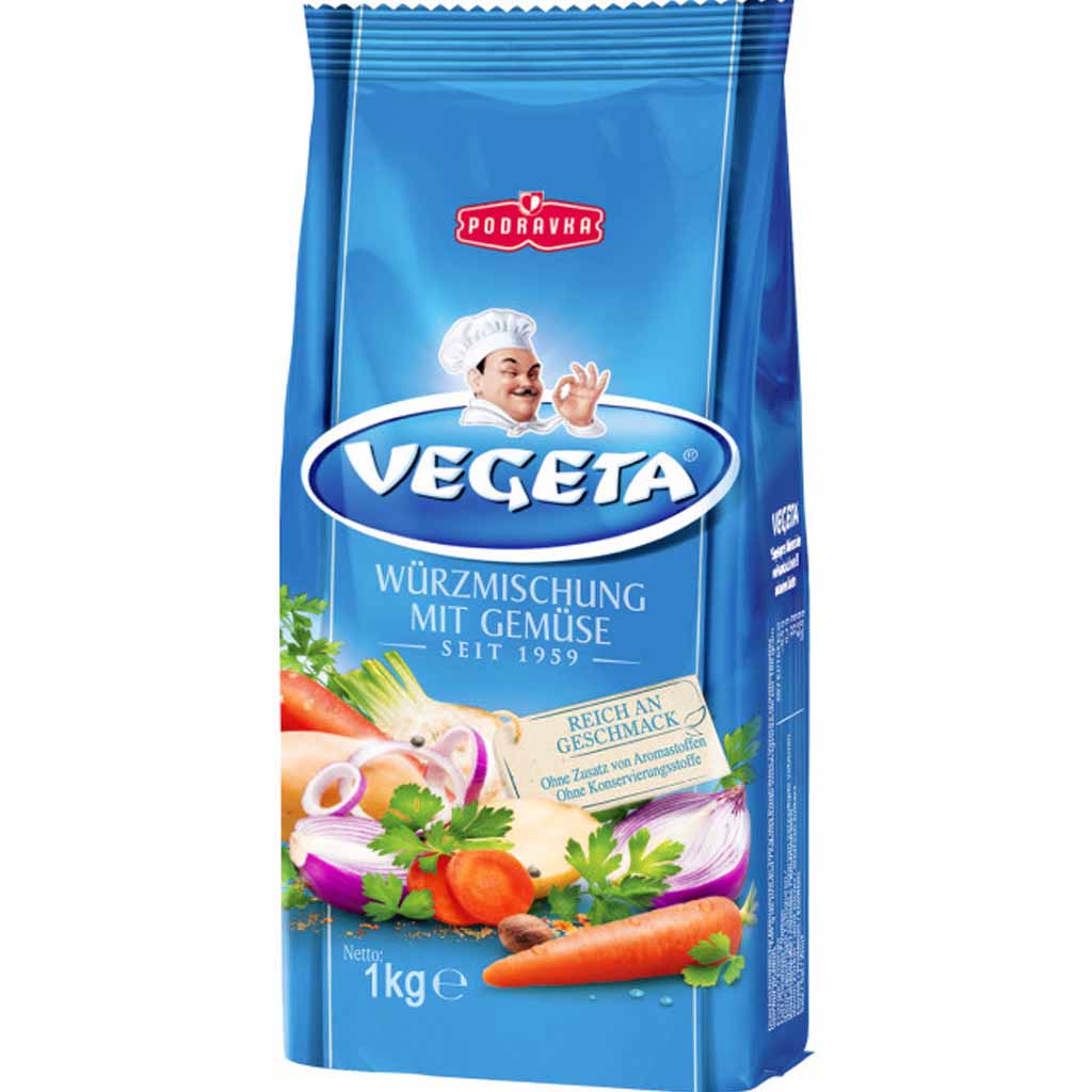 Vegeta Würzmischung mit Gemüse - Gemüsebrühe 1kg MHD 22.03.27