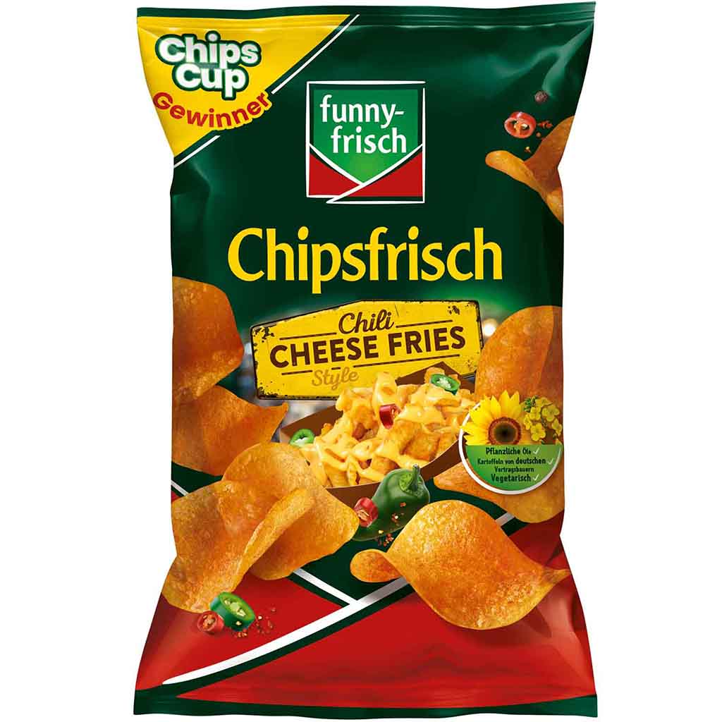 funny frisch Chili Cheese Fries Style 150g MHD 15.12.25