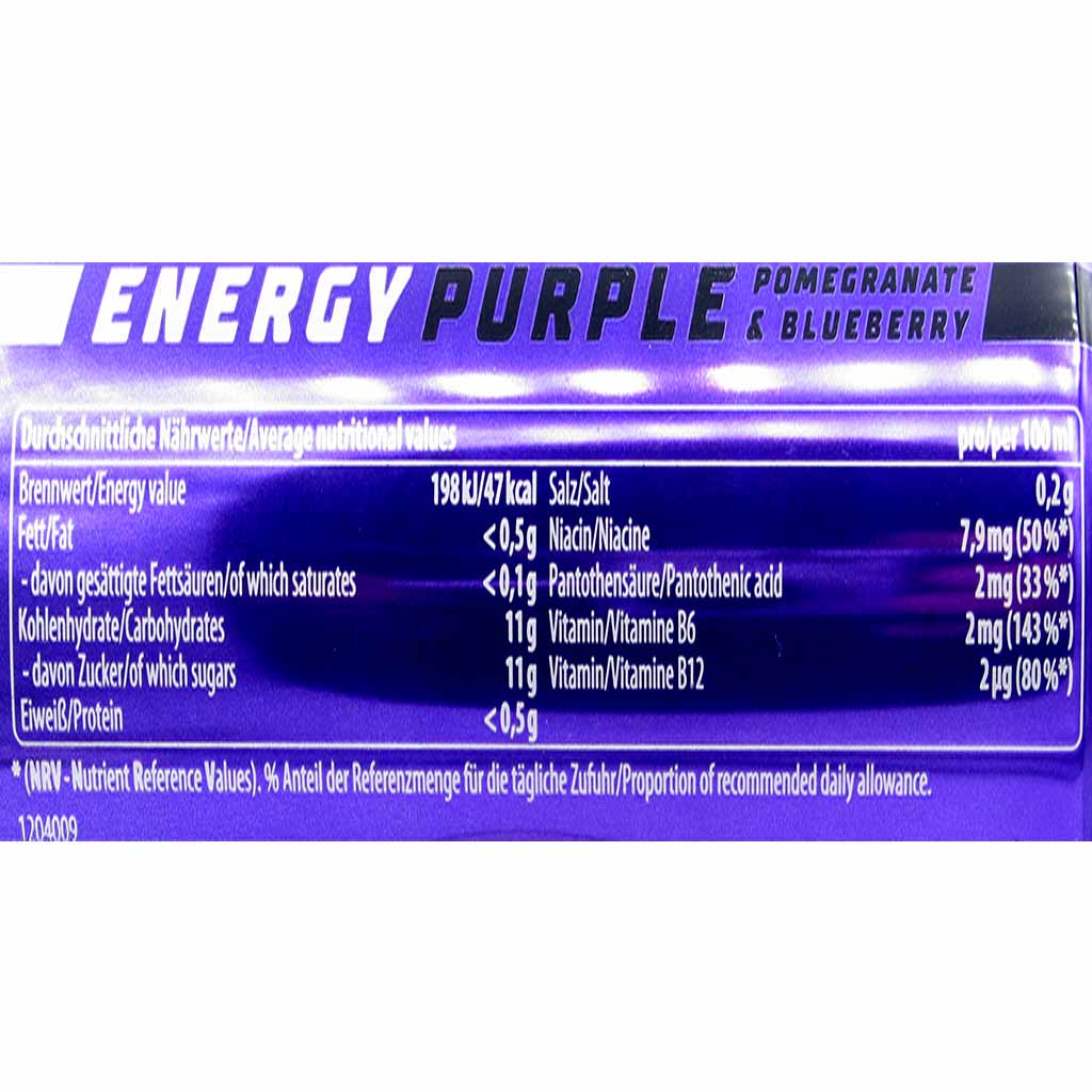 24x Action Energy Drink Purple DOSE á 250ml=6L