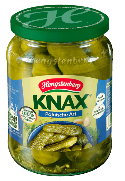 Hengstenberg Knax Gurken Polnische Art 360g