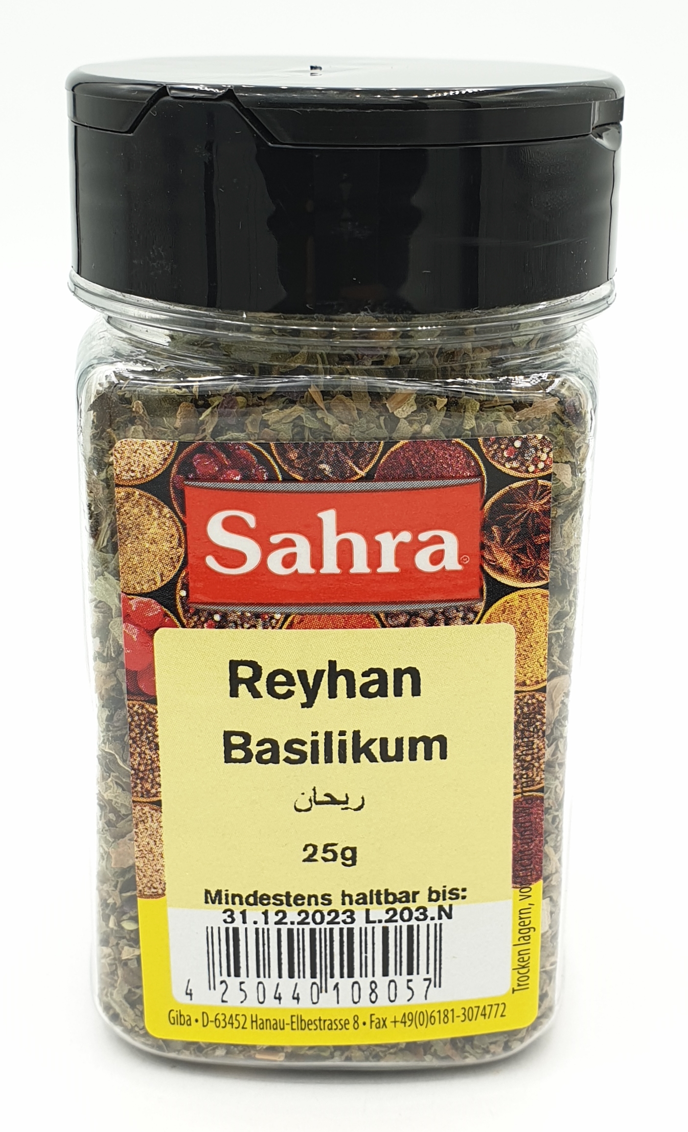 Sahra Basilikum gerebelt 25g MHD 30.06.27