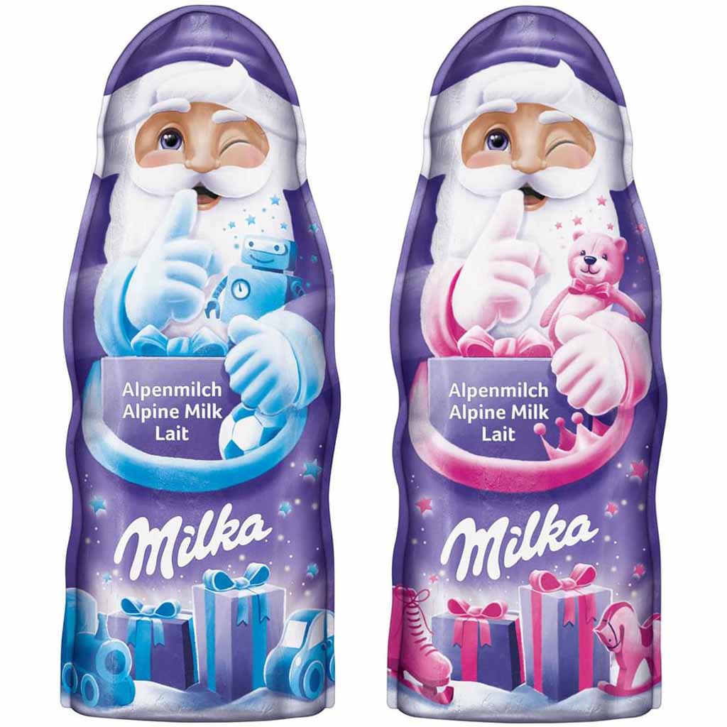 Milka Mein Lieblings Weihnachtsmann Alpenmilch Schokolade 14x90g=1260g MHD 31.03.26