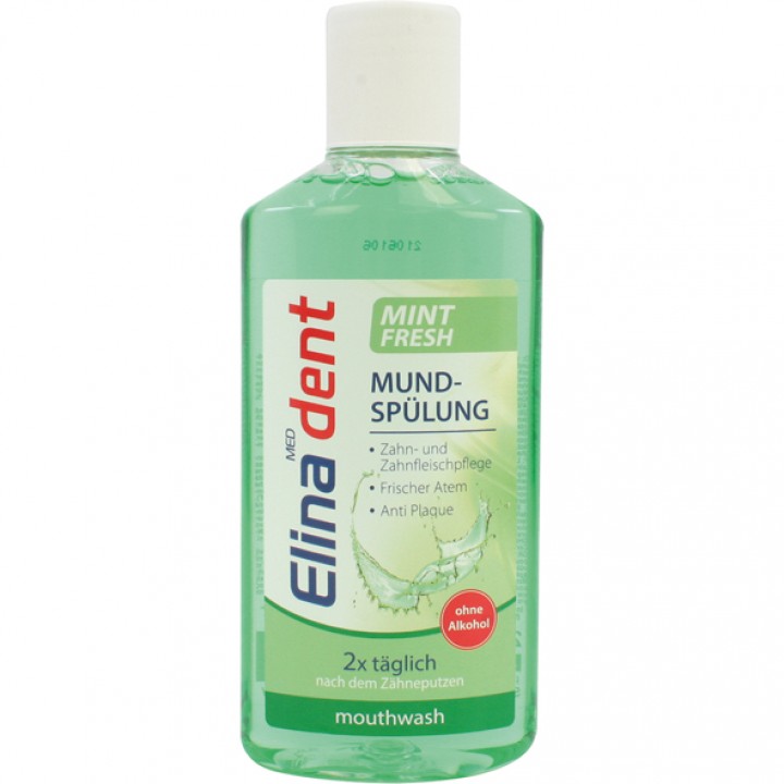 Zahn Mundspülung Elina 250ml Mint Fresh ohne Alcohol