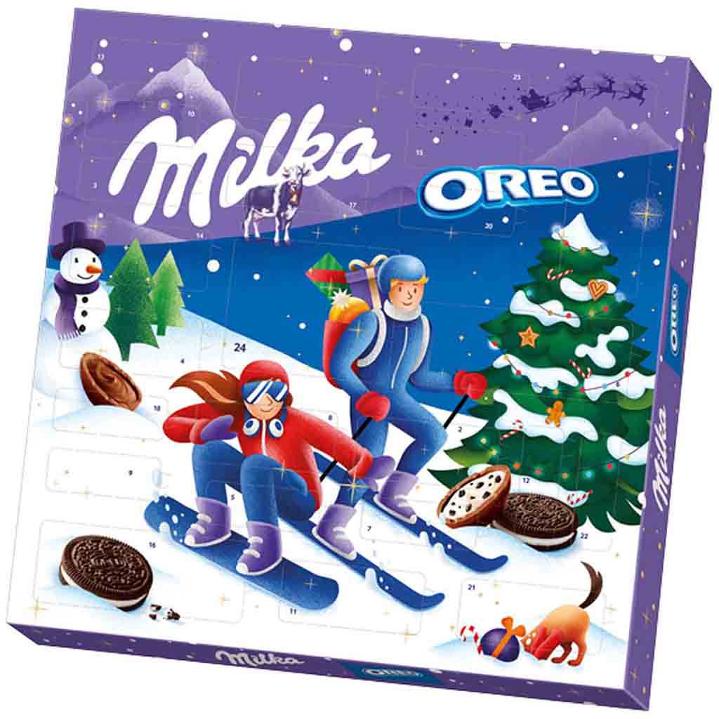 Milka & Oreo Adventskalender 284g MHD 31.03.26