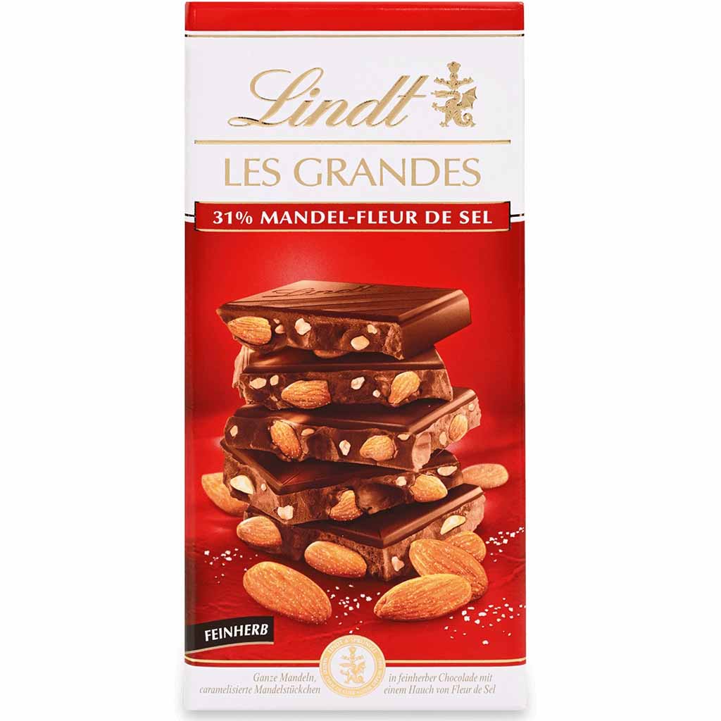 Lindt Les Grandes Salz-Mandel 150g MHD 30.03.26