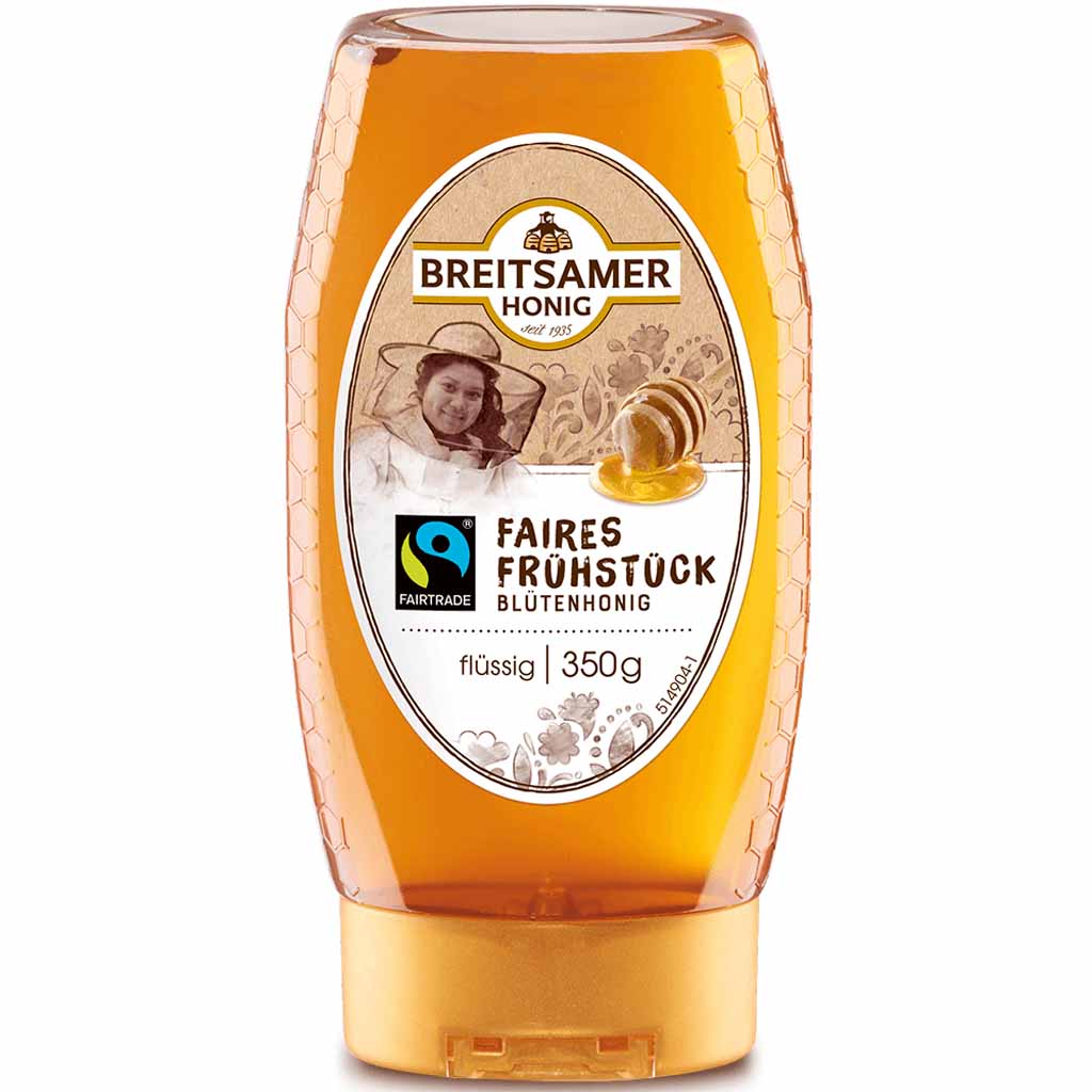 Breitsamer Honig Faires Frühstück Blütenhonig 350g MHD 30.03.27