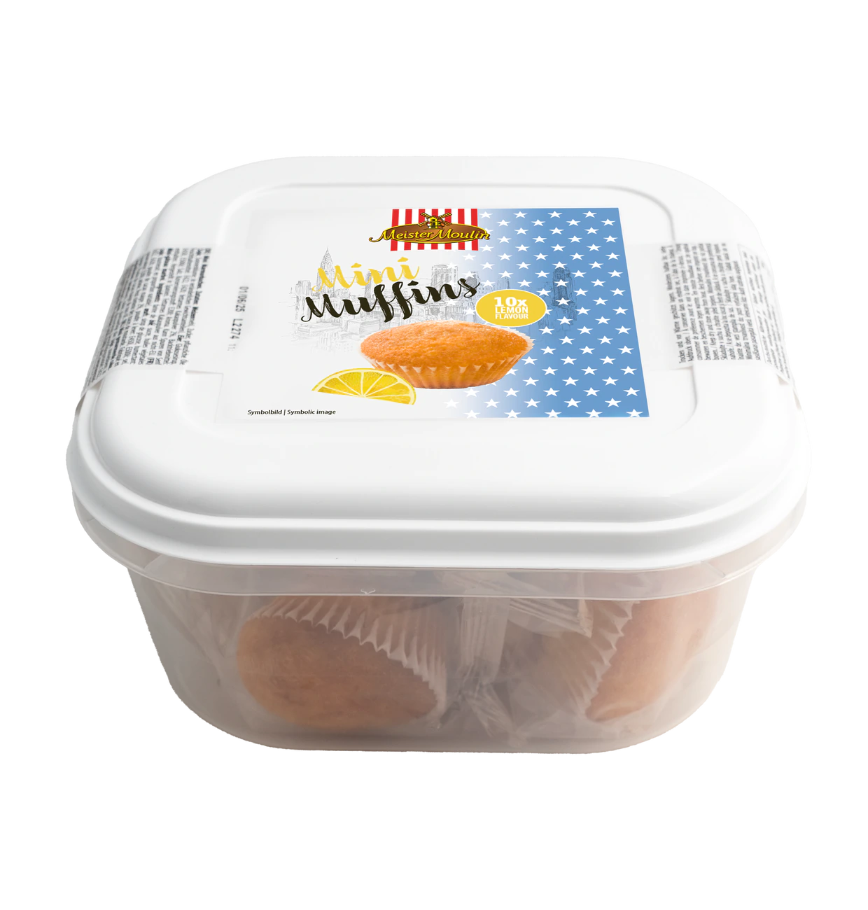 Meister Moulin Mini Muffins Lemon in Dose 250g MHD 18.02.26