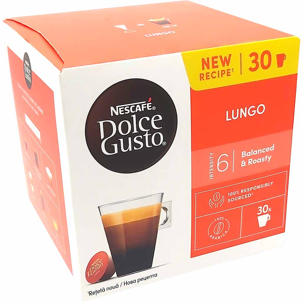 Nescafe Dolce Gusto Kapseln Lungo 30 Tassen 168g