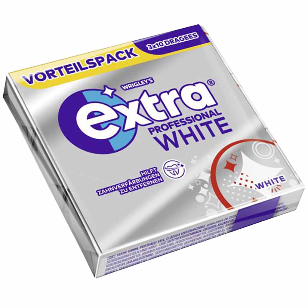 Wrigley's extra prof. white je 3x10 Dragees, 4009900544023