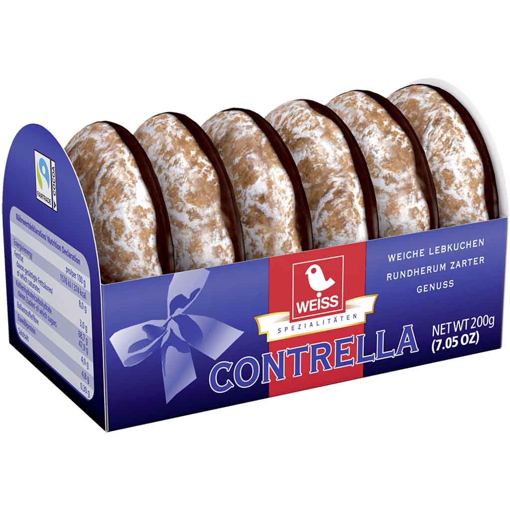 Weiss Contrella Weihnachts-Lebkuchen 200g MHD 30.04.26