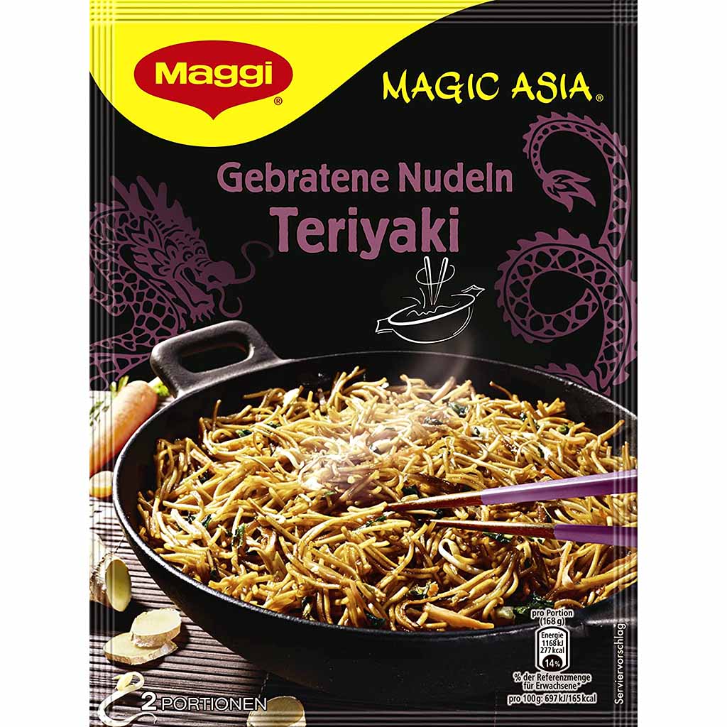 Maggi Magic Asia gebratene Nudeln Teriyaki 126g MHD 30.07.26