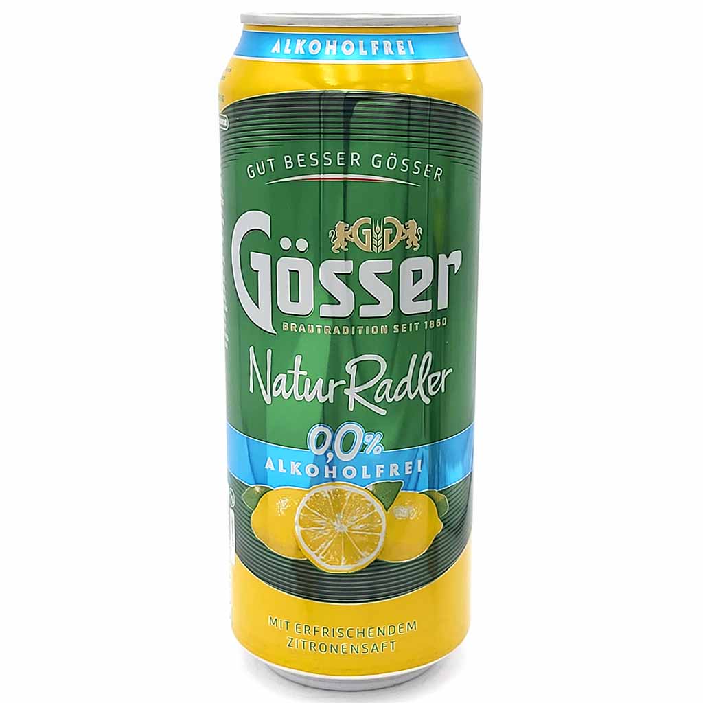 Gösser Natur Radler Alkoholfrei DOSE 24x0,5L=12L