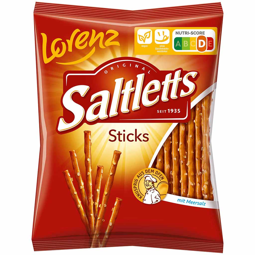 Lorenz Saltletts Sticks 150g Salzstangen 4017100737909