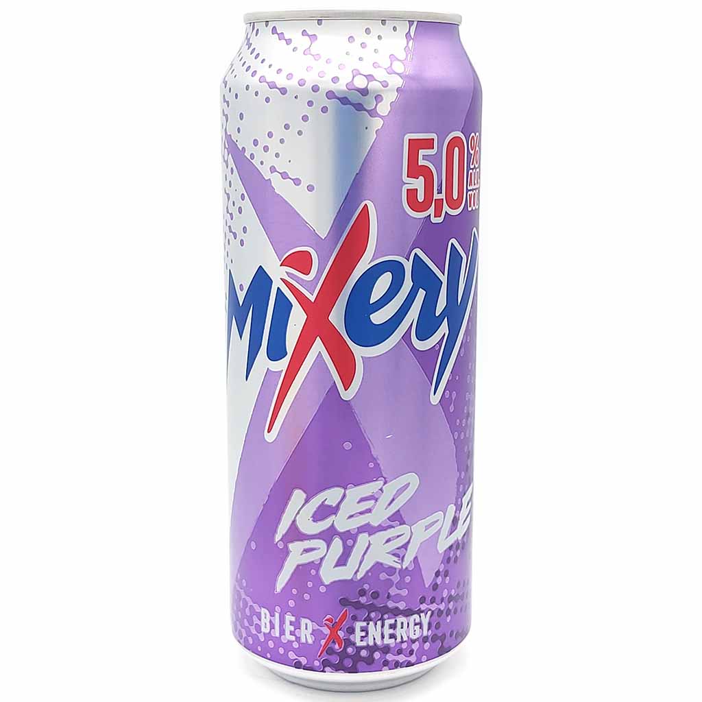 Mixery Iced Purple Bier und Energydrink 5 Prz DOSE 24x0,5L 12L, 4002631923440, 4002631023447