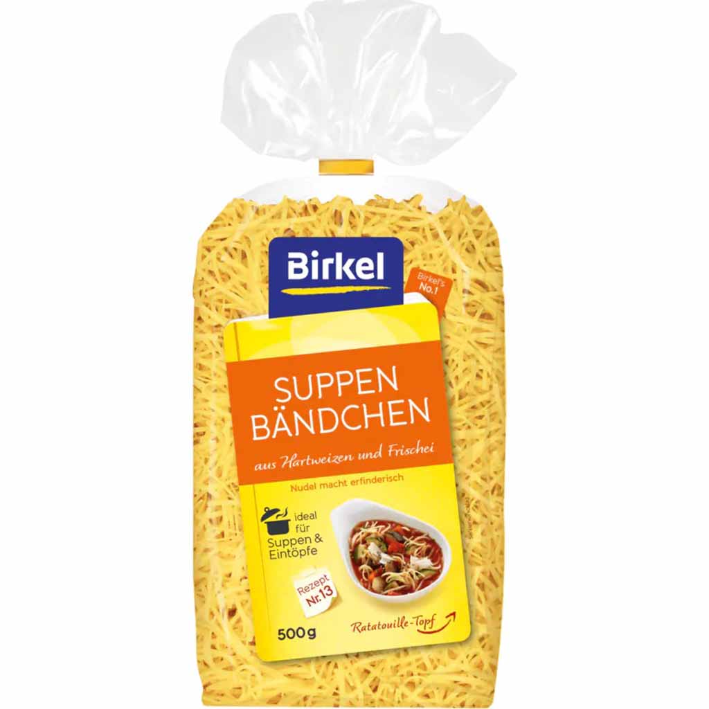 Birkel Nudeln Suppen-Bändchen 500g MHD 04.02.28