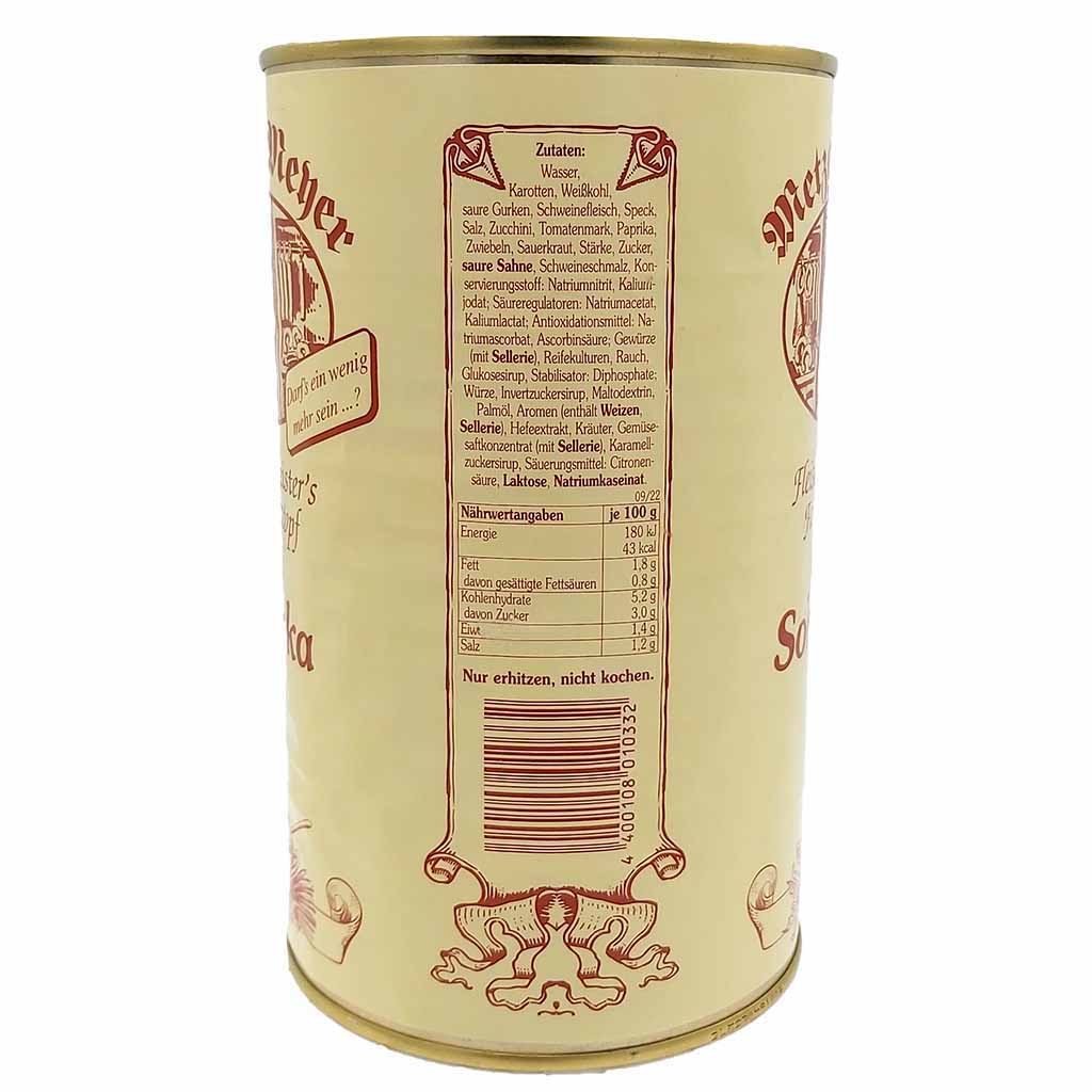 Metzger Meyer Soljanka 1,16 kg