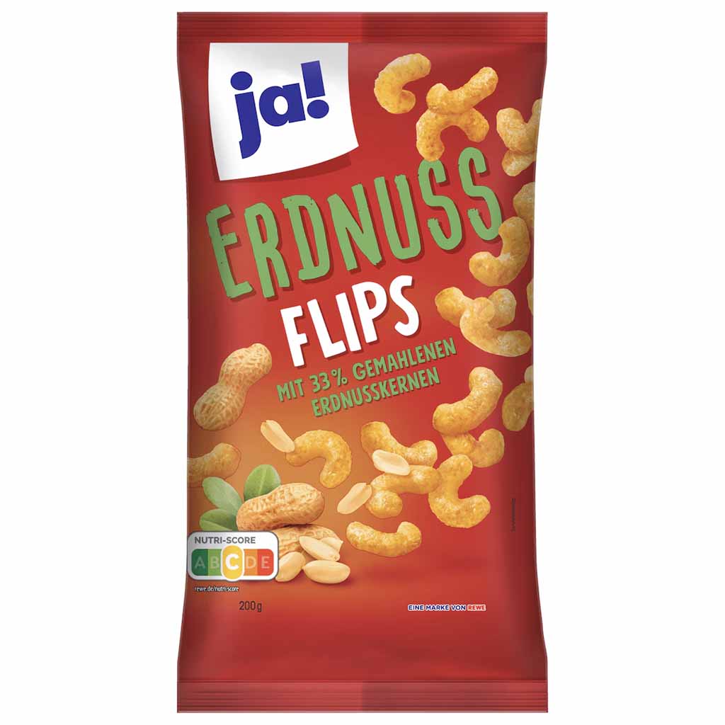 ja! Erdnuss Flips 200g 4337256324786