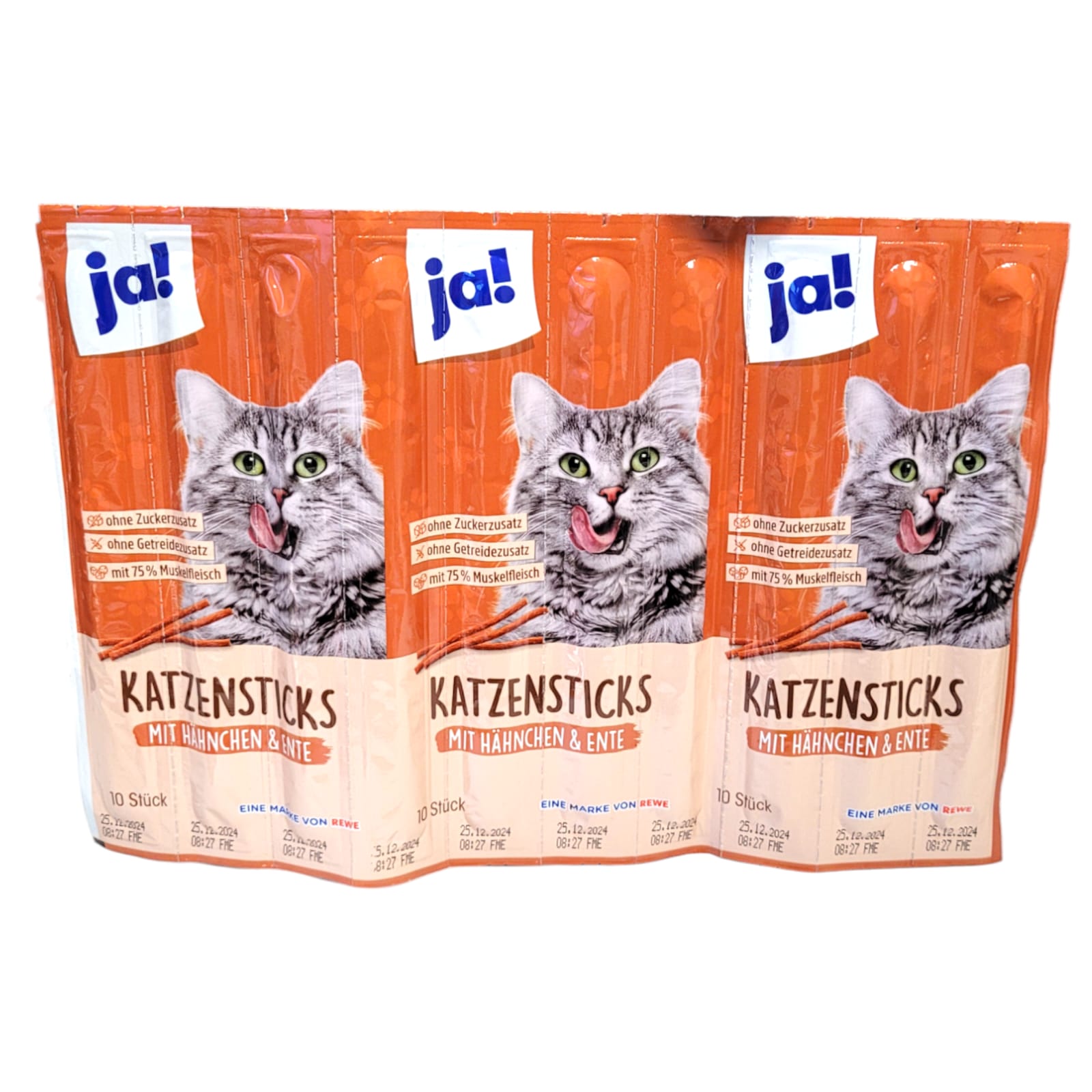 ja! Katzensticks 10 x 5g =50g MHD 23.05.26