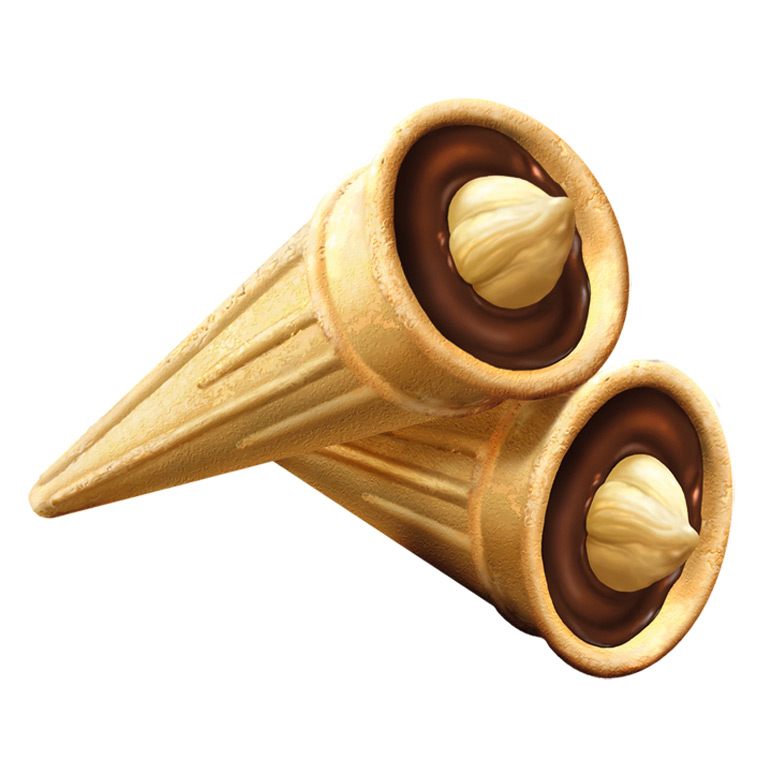 Kegel, Sahne, Nachtisch, Essen, Eiscreme