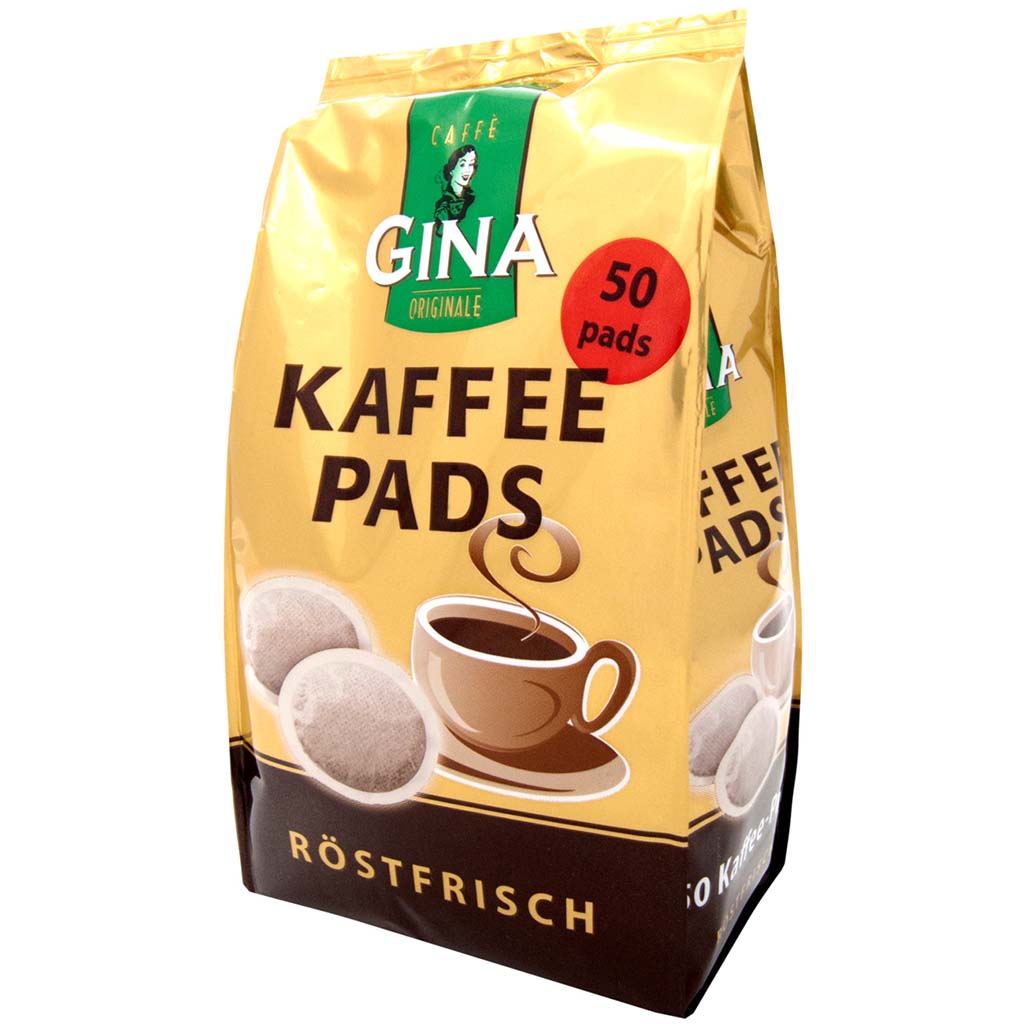 Gina Kaffeepads Röstfrisch 50 Pads 350g MHD 21.06.26
