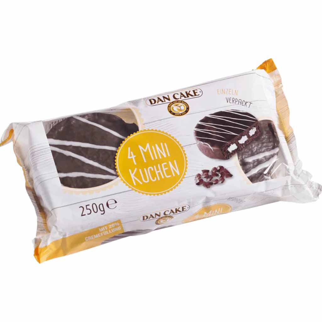 Dan Cake gefüllte Mini Kuchen 4er 250g MHD 25.11.25
