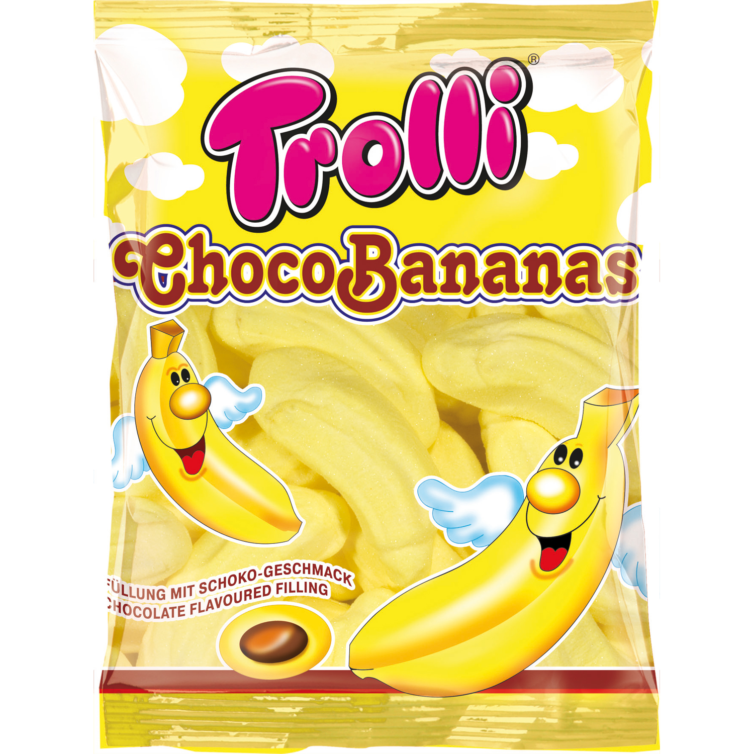 Trolli Choco Bananas 150g MHD 06.12.26