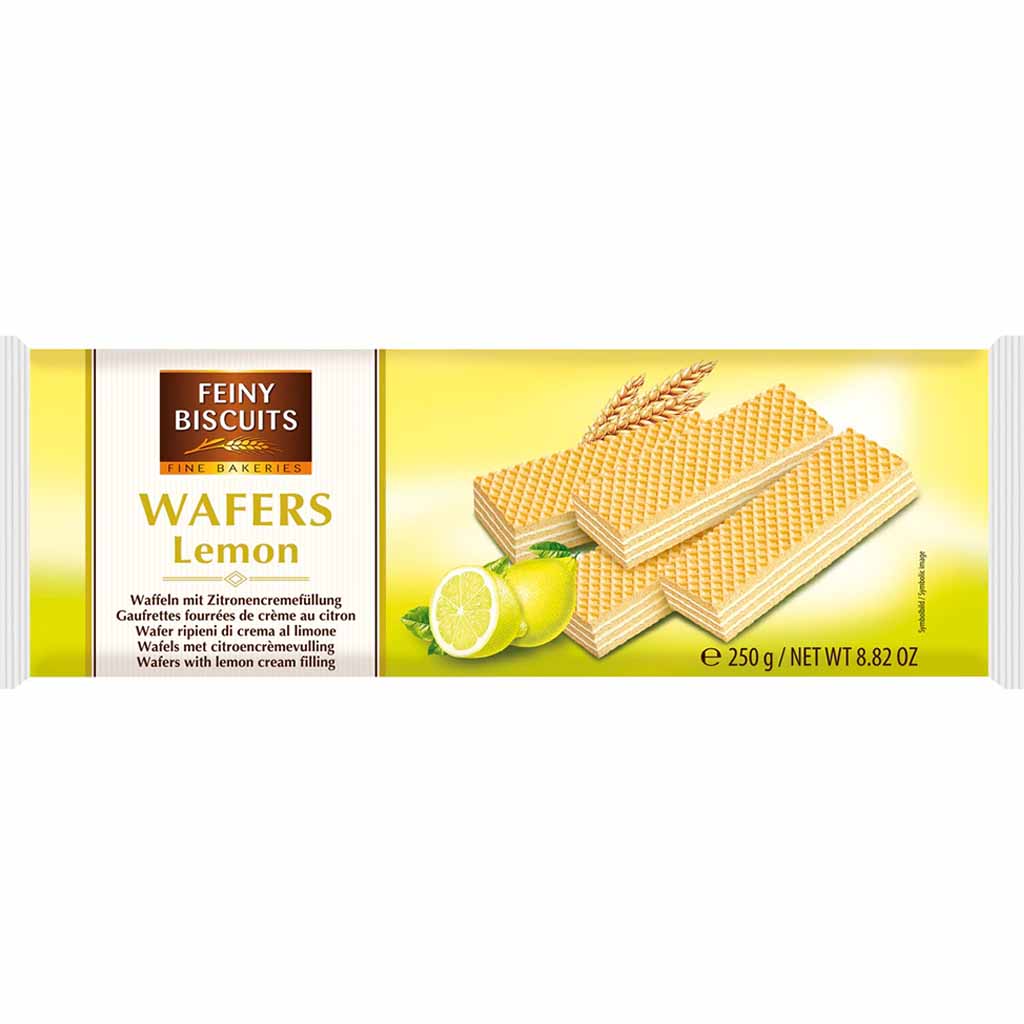 Feiny Biscuits Waffeln Zitrone 250g MHD 27.09.26