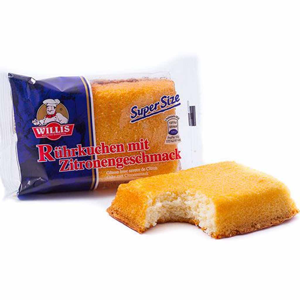 30x Willis Rührkuchen mit Zitronengeschmack á 80g=2,4kg MHD 23.02.26