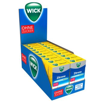 Wick Hustenbonbon Zitrone ohne Zucker 20 x 46g= 920g MHD 30.10.28