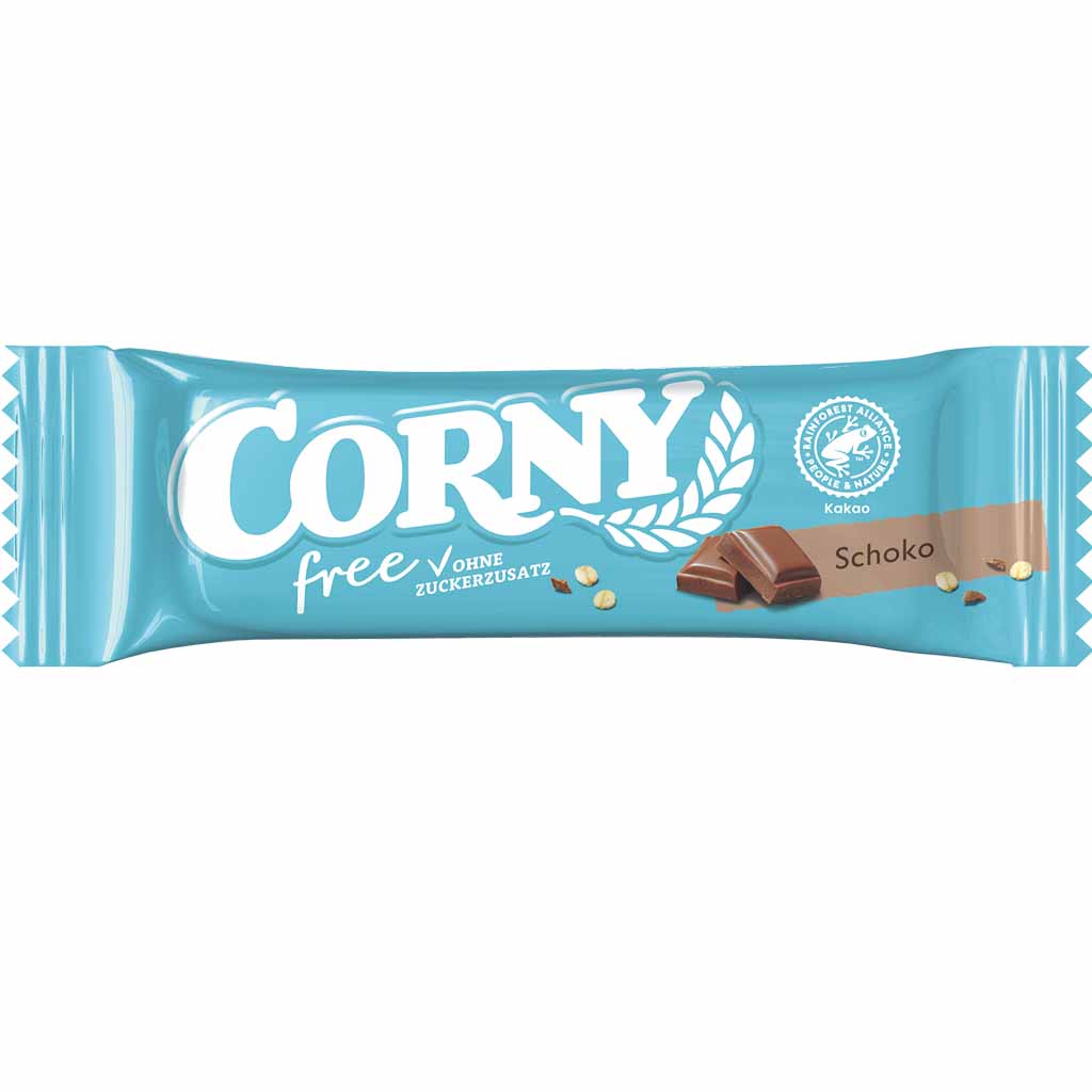 Corny Schoko free 100x20g=2kg MHD 05.06.26