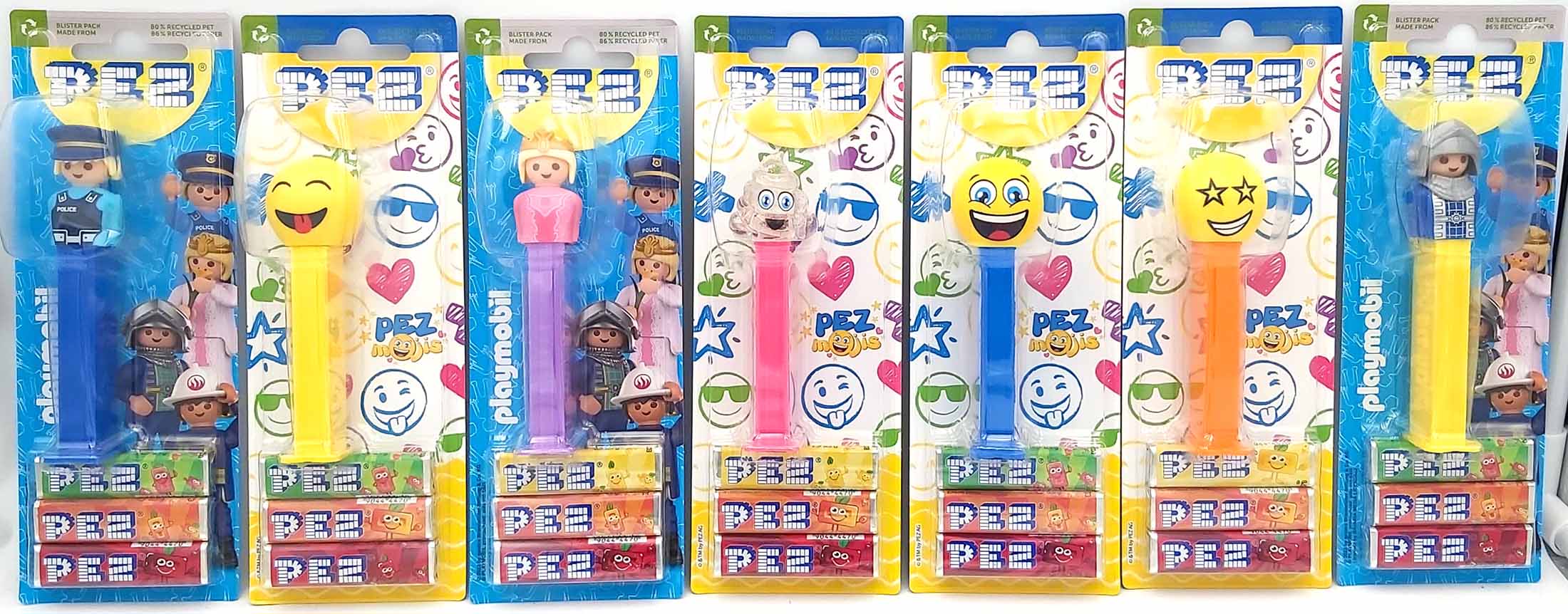 PEZ Spender versch.Sorten + Bonbons 3x8,5g =25,5g